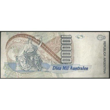 Argentina, 10.000 Australes ND1989-91 Serie A Reposicion R P334a