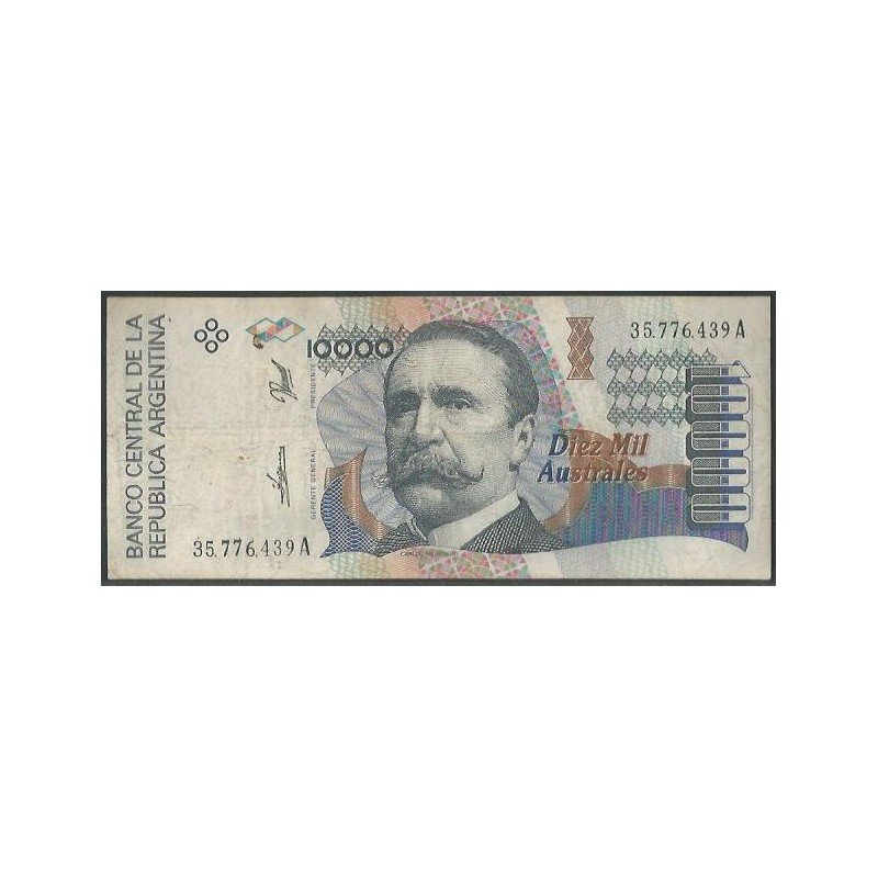 Argentina, 10.000 Australes ND1989-91 Serie A P334a
