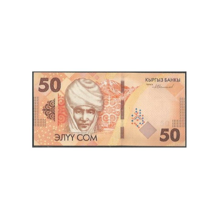 Kyrguistan 50 Som 2023 P35