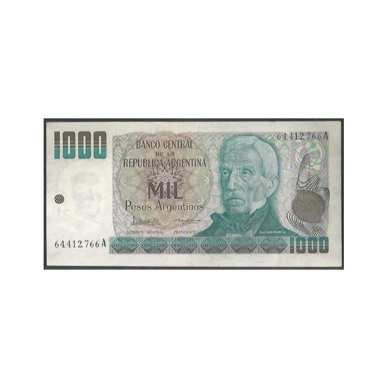 Argentina, 1.000 Pesos Argentinos ND1983-5 Serie A P317a