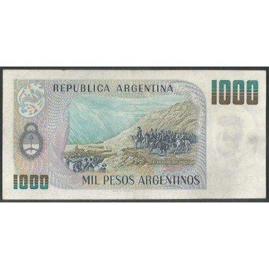 Argentina, 1.000 Pesos Argentinos ND1983-5 Serie A P317a