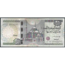 Egipto 20 Pounds 2022 P74f
