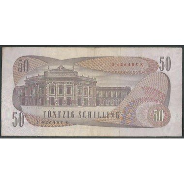 Austria, 50 Schilling 2 Ene 1970 P143a
