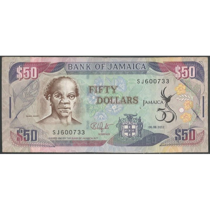 Jamaica 50 Dollars 1 Jun 2013 P94a