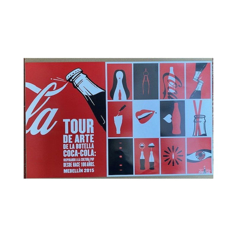 Afiche Tour de la botella 30 cm X 48 cm