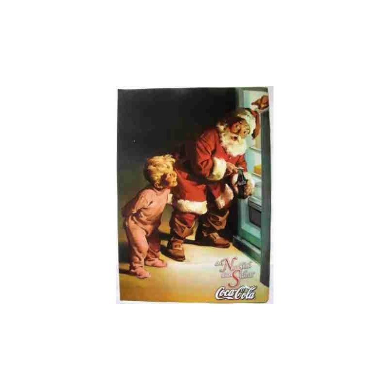 Afiche Navidad Papa Noel Tren 34 X 49