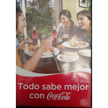 Afiche Todo Sabe Mejor Con Coca-Cola