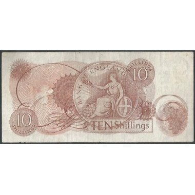 Inglaterra, 10 Shilling ND1966-70 P373c