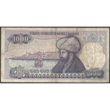 Turkya, 1.000 Liras L1970 (1986) I P196