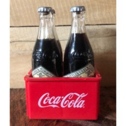 Canasta Coca-Cola Mini X 4 Etiqueta papel