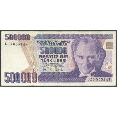 Turkya, 500.000 Liras L1970 (1993) P208c