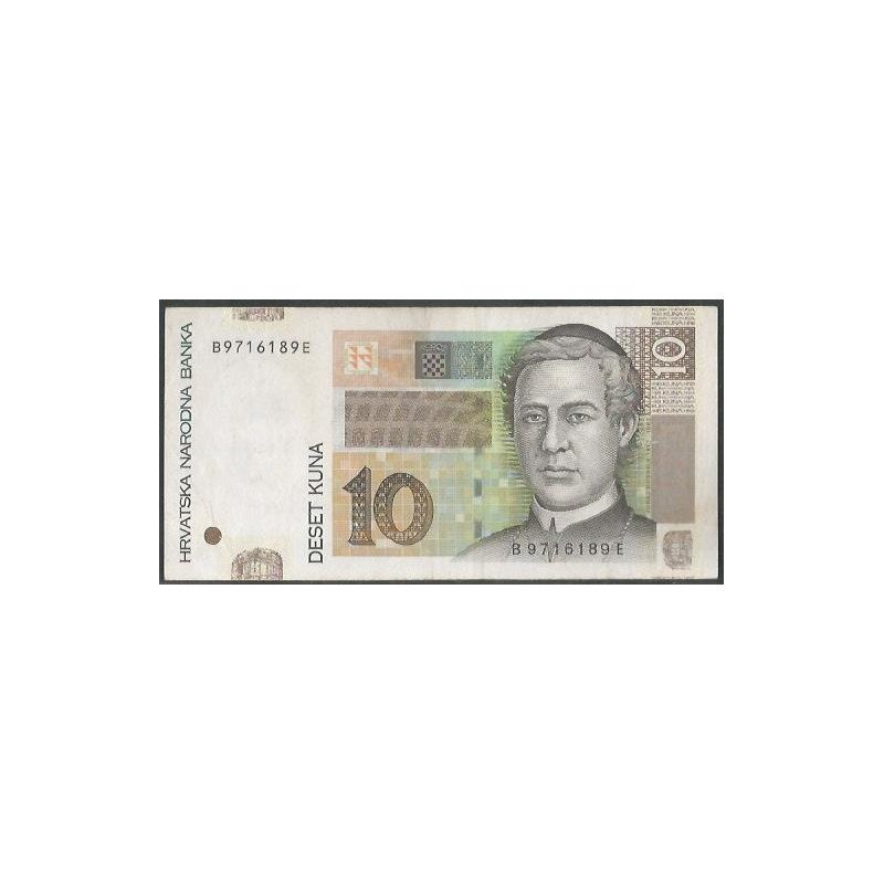 Croacia, 10 Kuna 9 Jul 2012 P38b