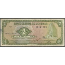 Nicaragua 2 Cordobas D1972 C P121a