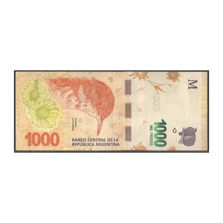 Argentina 1.000 Pesos ND2017 Serie M P366