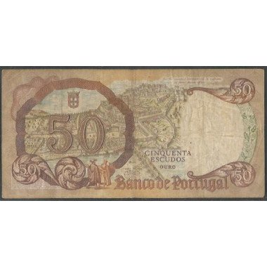 Portugal, 50 Escudos 28 Feb 1964 P168