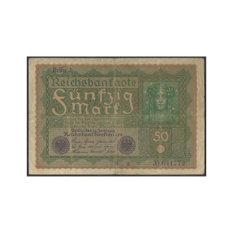 Alemania, 50 Mark 24 Jun 1919 P66