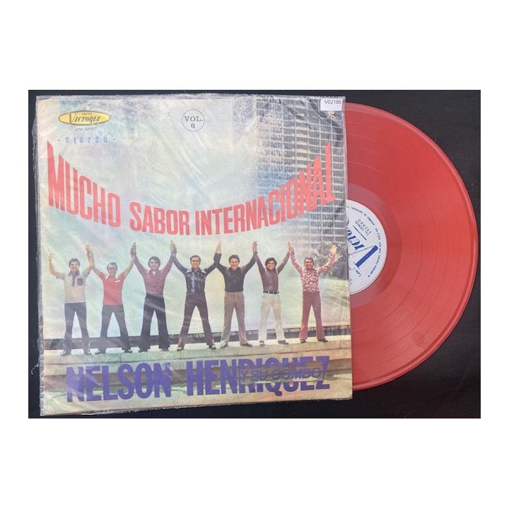 Nelson Henriquez Y Su Combo Mucho sabor internacional (vinilo rojo) - Colombia 1973