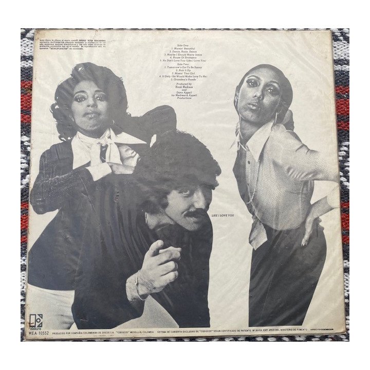 Tony Orlando & Dawn He don't love you - Colombia reverso