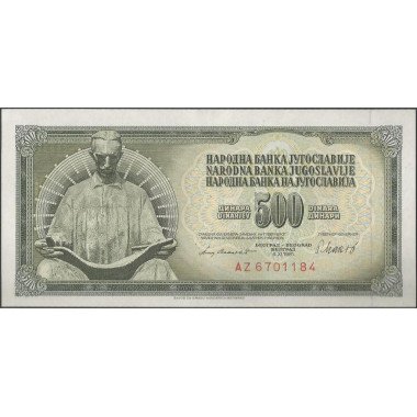 Yugoeslavia, 500 Dinara 4...