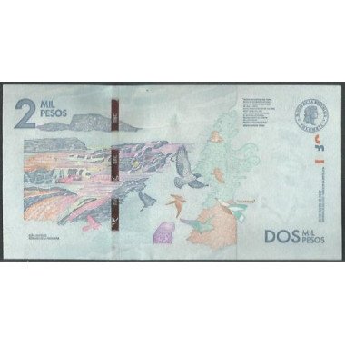 Billete de 2.000 Pesos 26 Jul 2022 Serie CC BGWNF2-