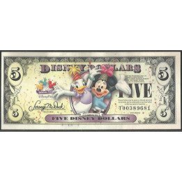 Disney 5 Dollars 2009 Mickey y Daisy Celebrate you