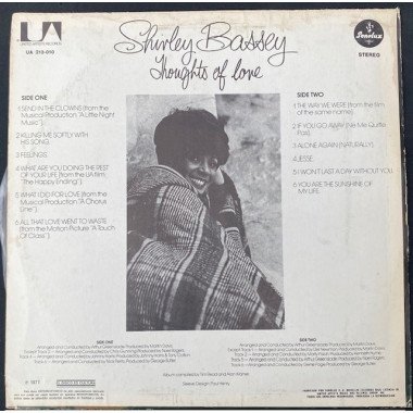 Shirley Bassey, Thoughts of love - Colombia 1977