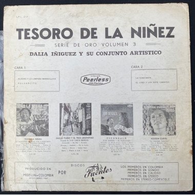 Dalia Iñiguez, Tesoro de la niñez serie de oro 3 - Colombia