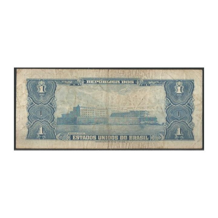 Brasil 1 Cruzeiro ND1944 P132a reverso
