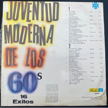 Juventud moderna de los 60s - Colombia 1990