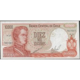 Chile 10.000 Escudos ND P148