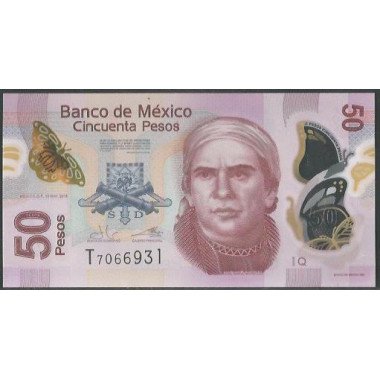 Mexico, 50 Pesos 13 May 2015 Serie QT P123Aq