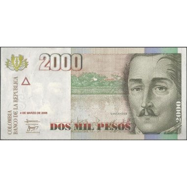 Billete de 2.000 Pesos 4 Mar 2005 BGW489