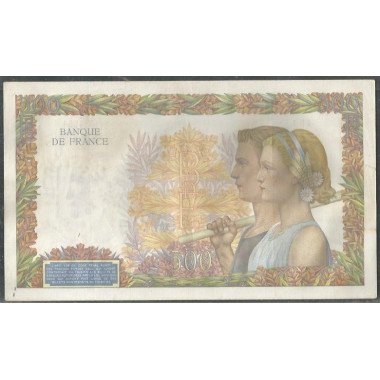 Francia, 500 Francs 2 Ene 1942 P95b