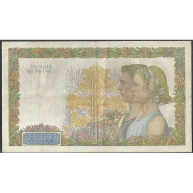 Francia, 500 Francs 1 Oct 1942 P95b