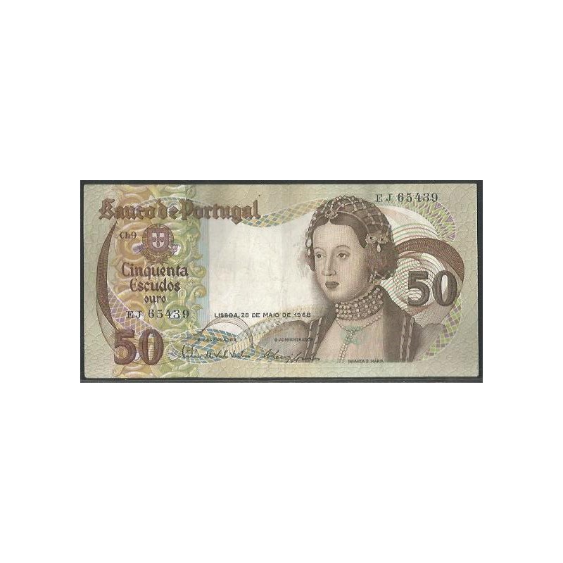 Portugal, 50 Escudos 28 May 1968 P174a