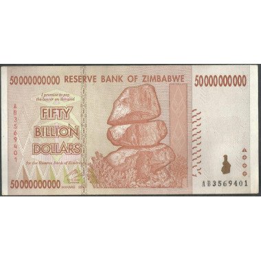 Zimbabwe, 50.000.000.000 Dollars 2008 P87