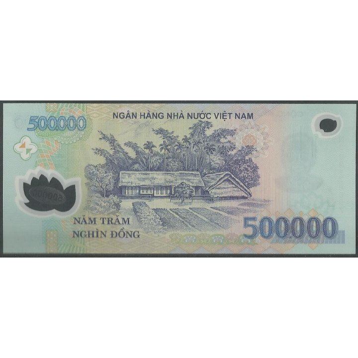 Vietnam 500.000 Dong 2009 P124f reverso