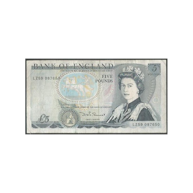 Inglaterra, 5 Pounds ND1980-7 P378c