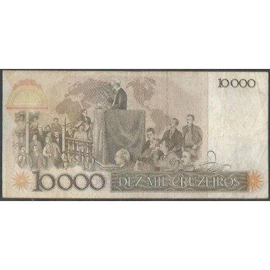 Brasil, 10 Cruzados ND1986 Firma 23  P206