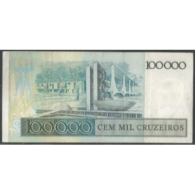 Brasil, 100.000 Cruzeiros ND1985  P205