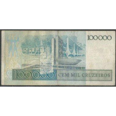 Brasil, 100.000 Cruzeiros ND1985  P205