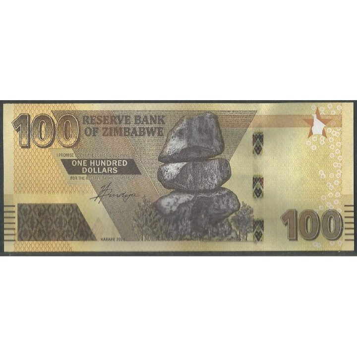 Zimbabwe 100 Dollars 2020 P106