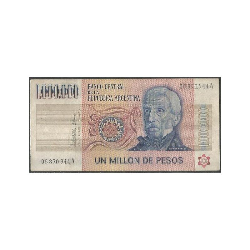 Argentina, 1.000.000 Pesos ND1981-83 Serie A P310