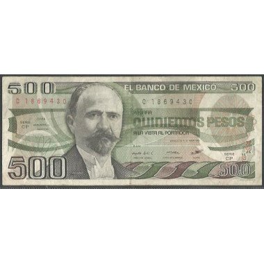 Mexico, 500 Pesos 14 Mar 1983 Serie CP P79a