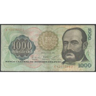 Peru, 1.000 Soles 22 Jul 1976 P116