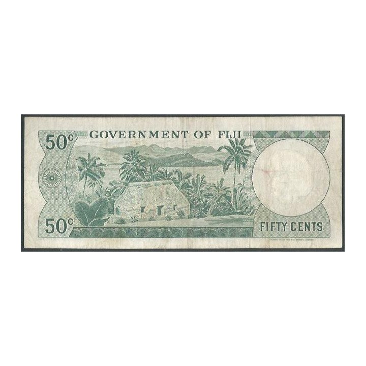 Fiji 50 Cents ND1971 P64a reverso