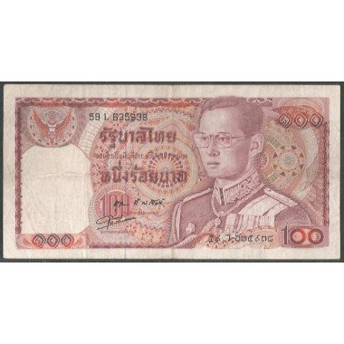 Tailandia, 100 Bath ND1978 Firma 55 P89