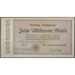 Alemania - Railroads 20.000.000 Mark 18 Sep 1923 Ps1015