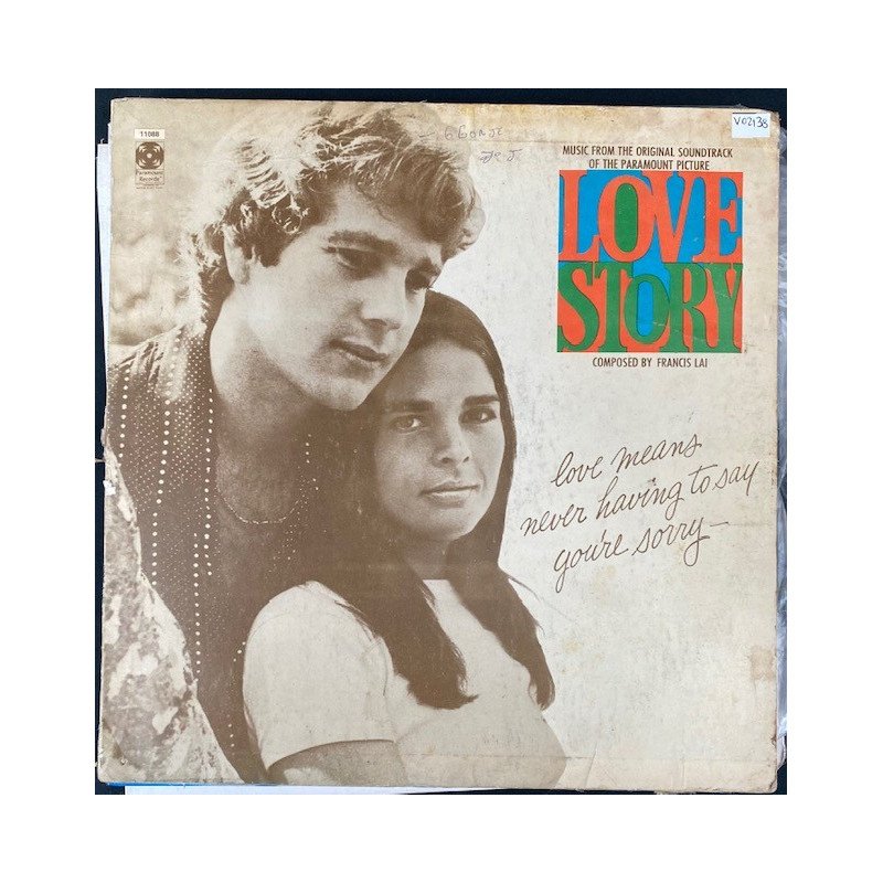 Francis Lai - Love Story - Colombia 1970