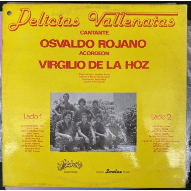 Osvaldo Rojano, Virgilio de la Hoz, Delicias vallenatas - Colombia 1982